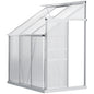 Serre adossée aluminium 183x122cm polycarbonate — Foncé