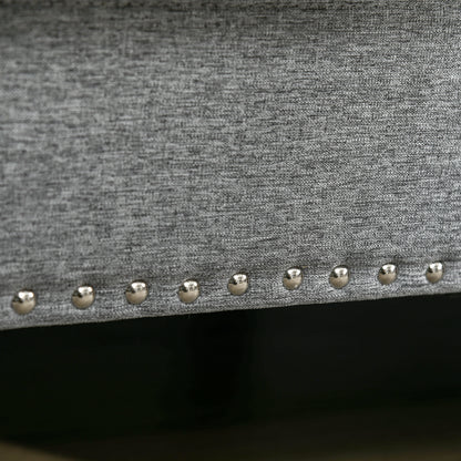 Sofa 2 places style traditionnel en lin