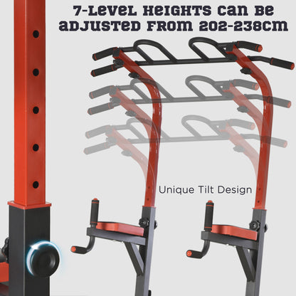 Station de musculation multifonction avec banc de redressement