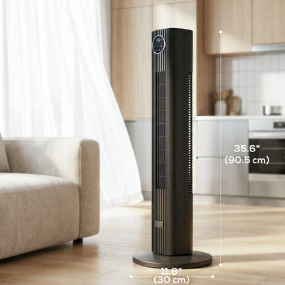 Ventilateur tour ultra-silencieux 28dB 12 vitesses