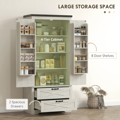 Armoire de cuisine style fermette portes grange
