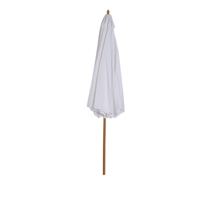 Parasol de marché rond bambou 305 cm