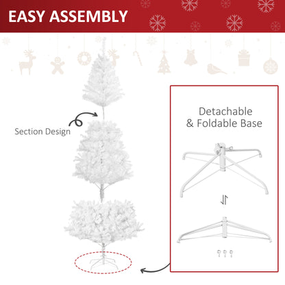 Sapin de Noël artificiel 1230 branches avec pied métallique