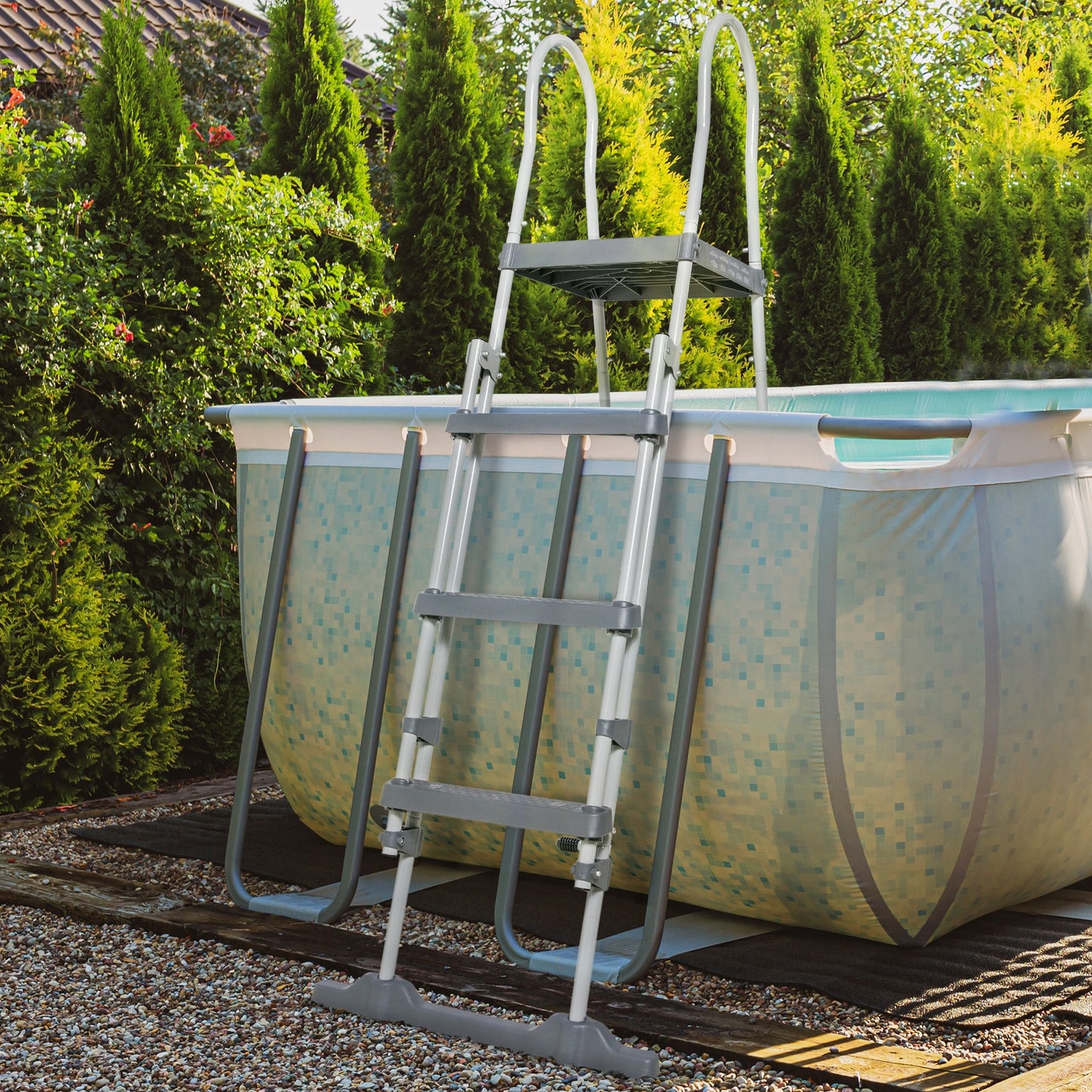 Échelle de piscine hors-terre 122 cm hauteur
