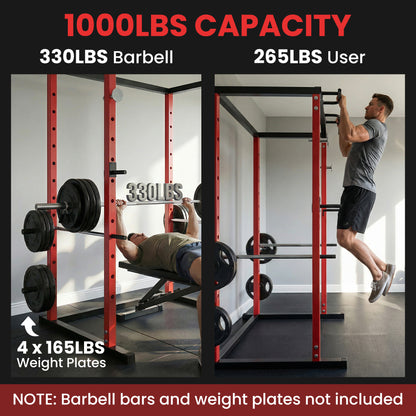 Cage de musculation multifonction avec barre de traction