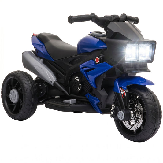 Moto électrique pour enfants 6V avec pédales musique phares