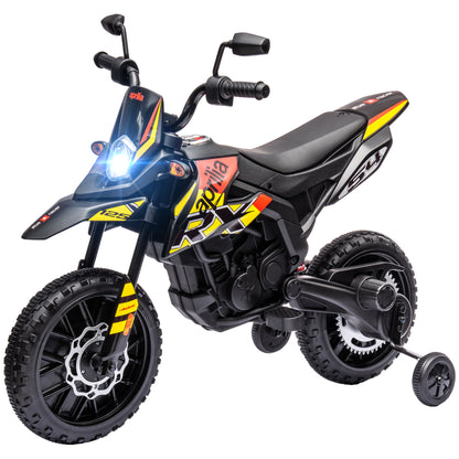 Moto électrique pour enfants 12V avec roulettes
