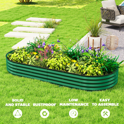 Bac de jardinage surélevé en acier galvanisé