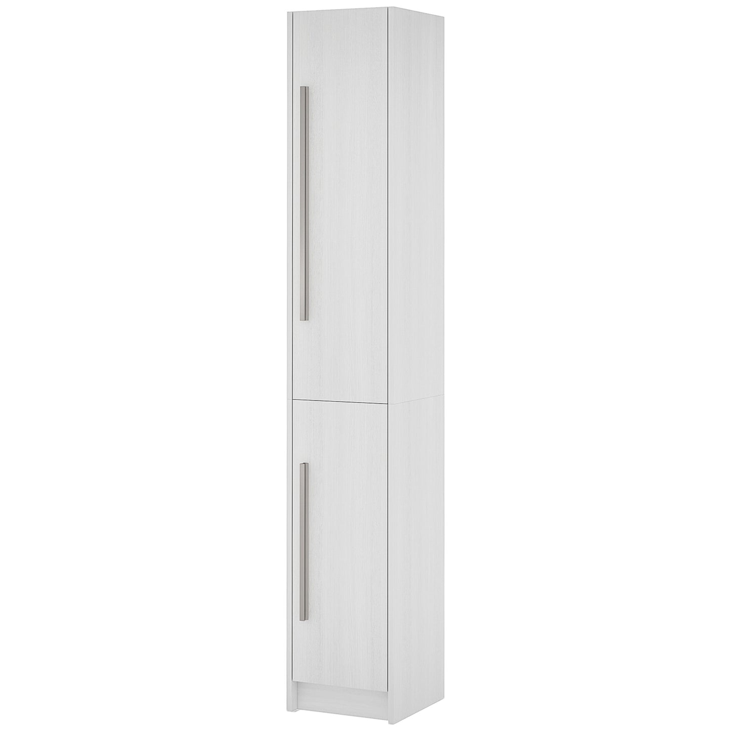Armoire de salle de bain haute avec tablettes ajustables