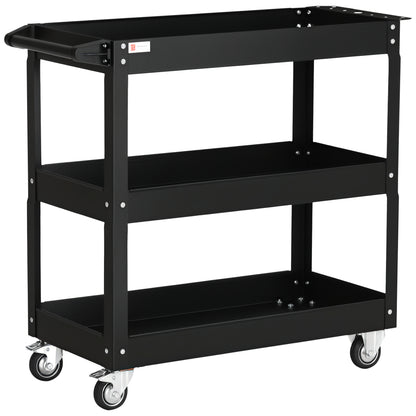 Chariot d'outils roulant 3 étages capacité 330 lb