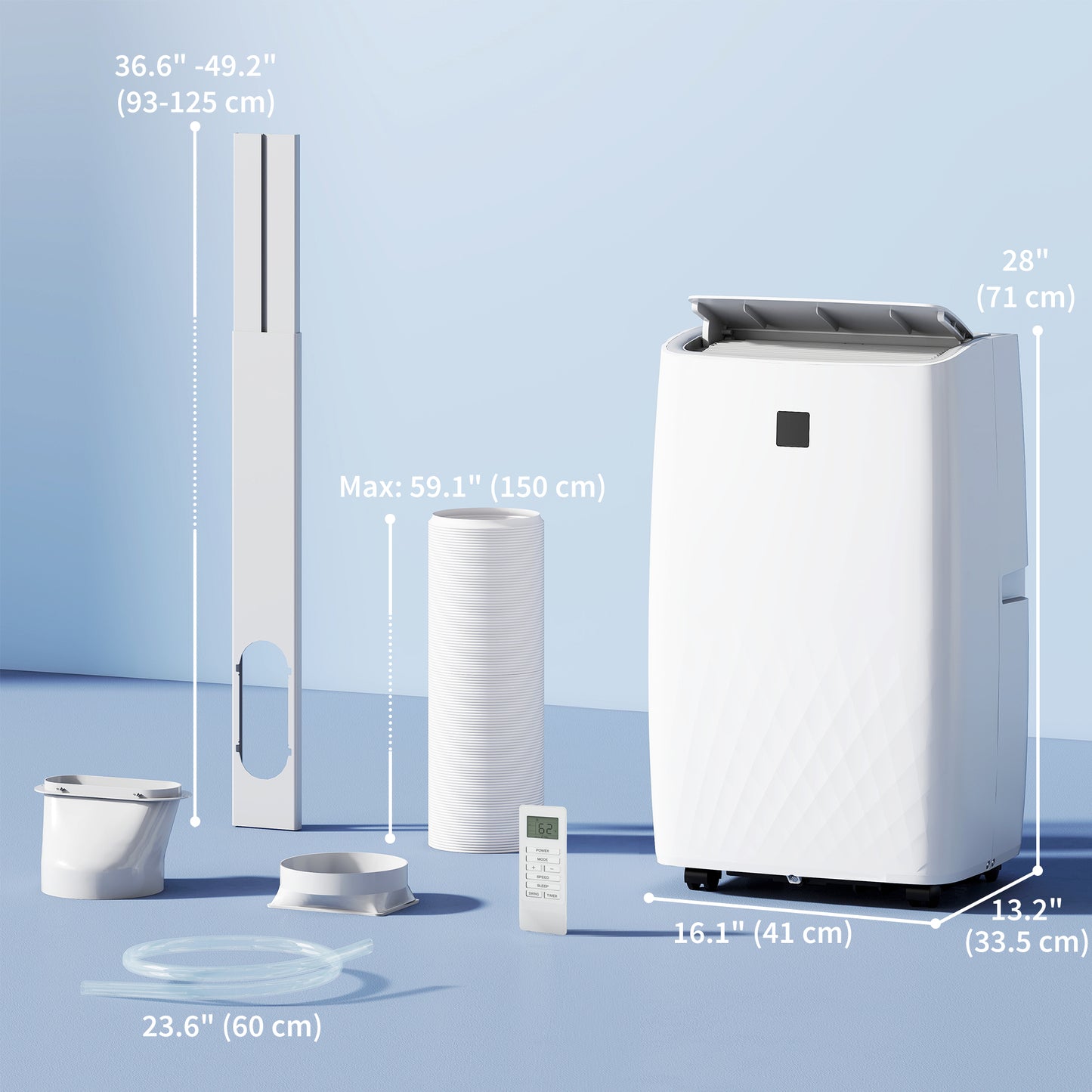 Climatiseur portatif 14 000 BTU 5-en-1