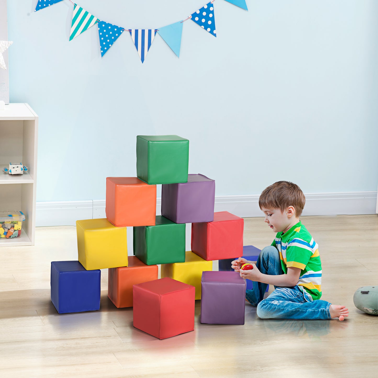 Blocs de jeu en mousse douce 12 pièces