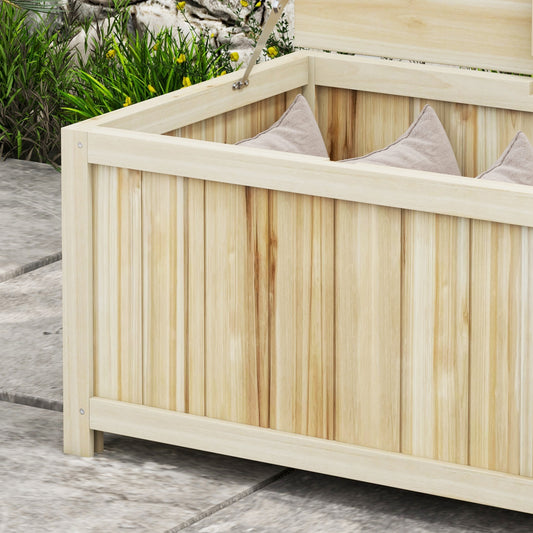 Boîte de rangement extérieure en bois 172 L