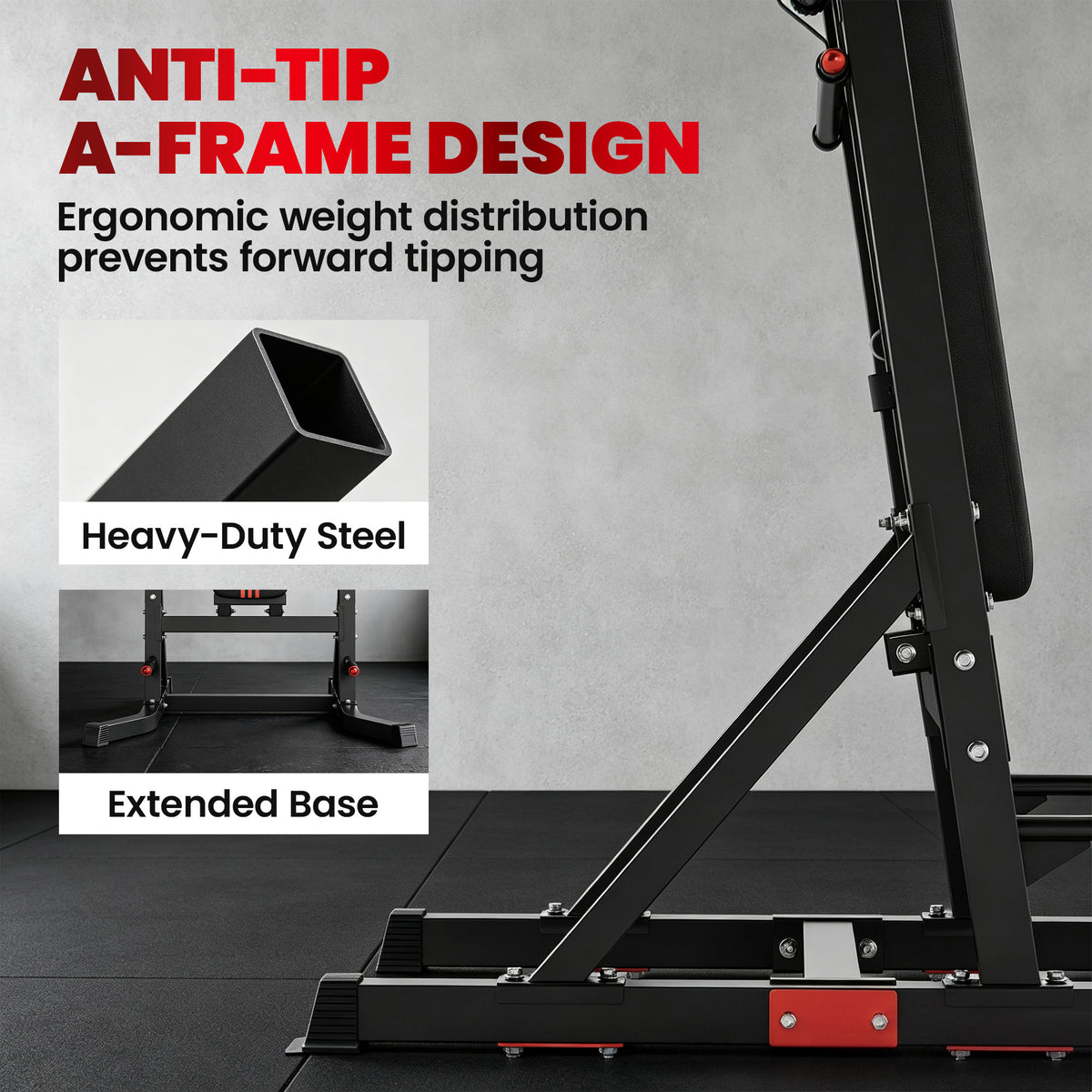 Station de musculation multifonction avec banc de redressement