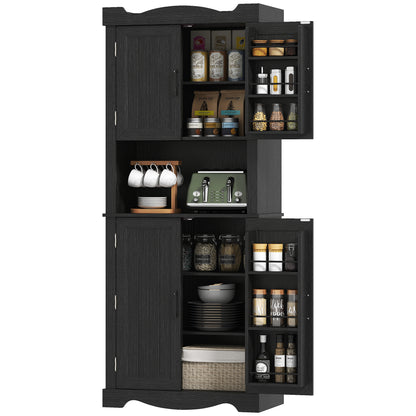 Armoire de cuisine autoportante avec rangement