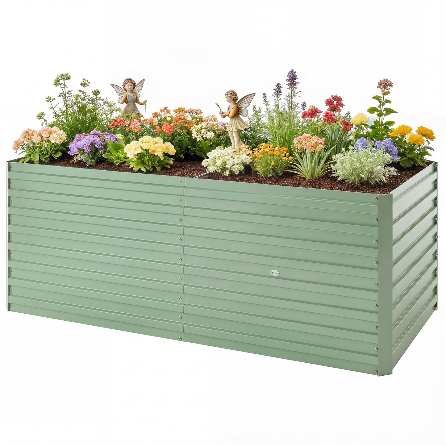 Bac jardinage surélevé galvanisé extra profond 152x91x60cm