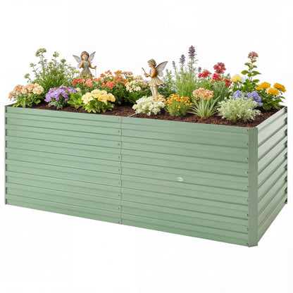 Bac jardinage surélevé galvanisé extra profond 152x91x60cm