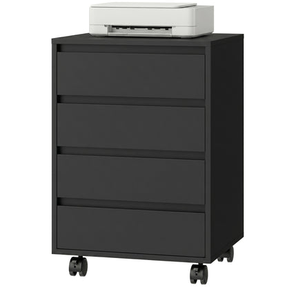 Caisson de bureau mobile à quatre tiroirs