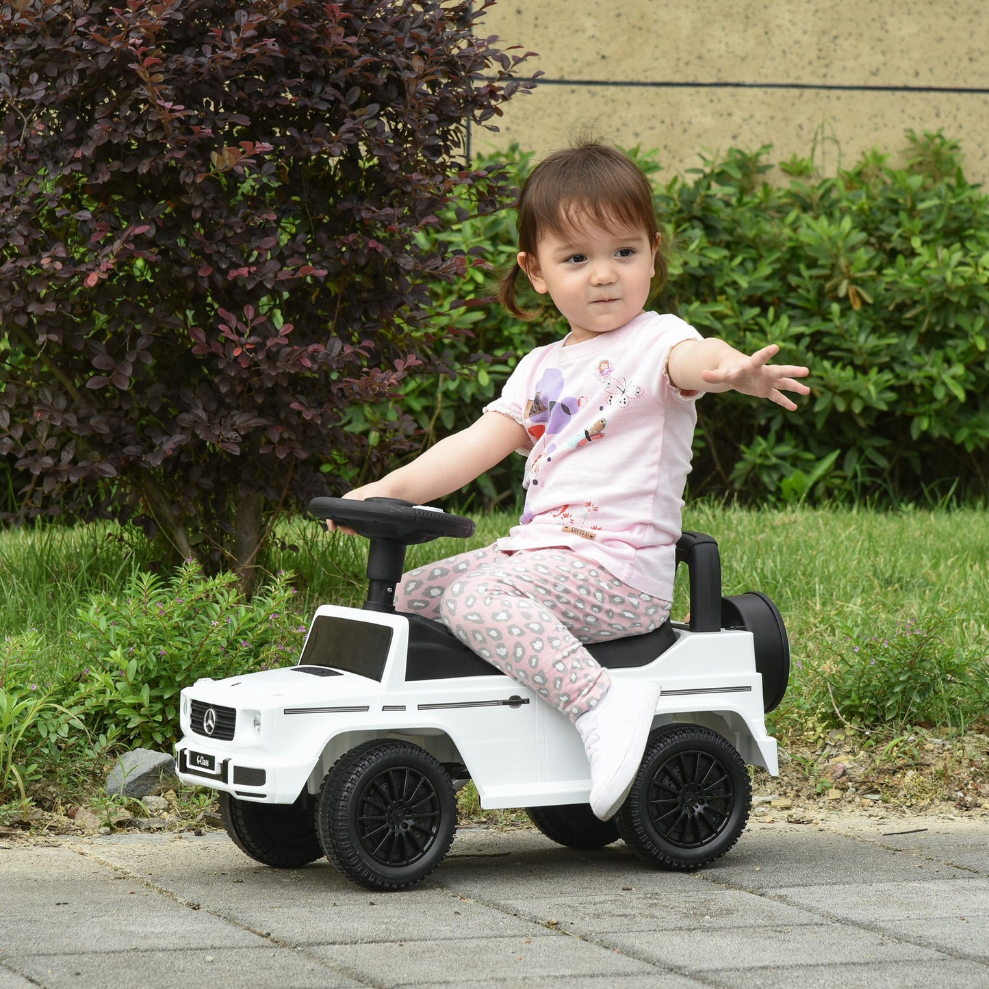 Voiture porteur Mercedes-Benz G350 pied-au-sol pour enfants