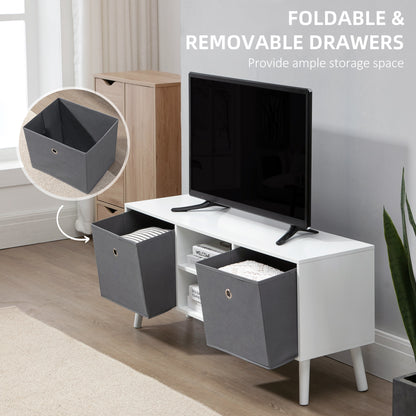 Meuble TV moderne avec tiroirs pliables