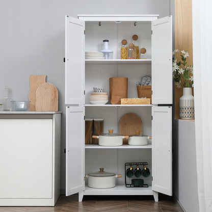 Armoire-garde-manger haute style grange 4 portes