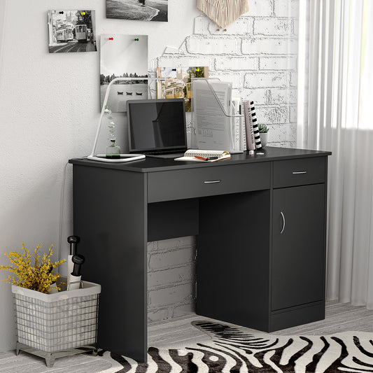 Bureau d'ordinateur avec tiroirs de rangement
