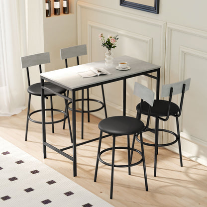 Ensemble de table de bar industriel — Lot de 5