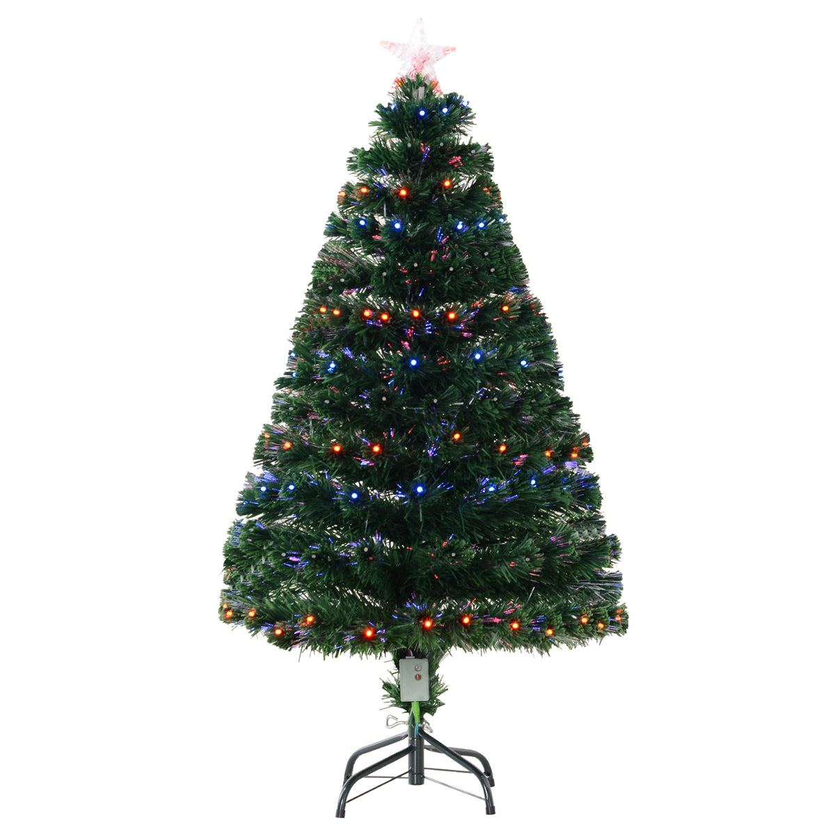 Arbre de Noël artificiel lumineux et optique prééclairé