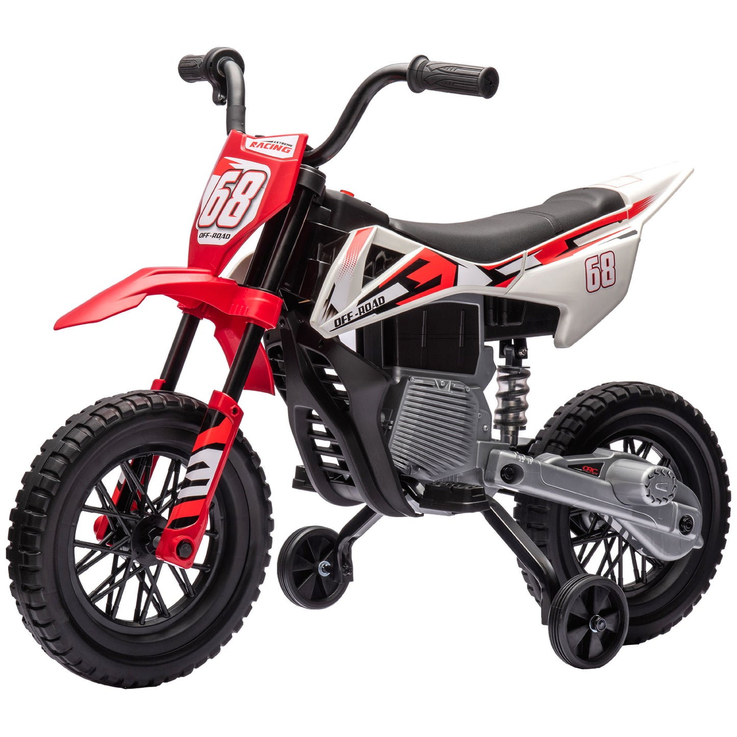 Moto électrique enfant 12V avec roues stabilisatrices