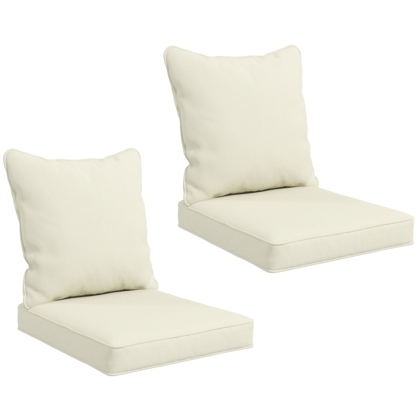 Coussins de chaise de patio ensemble de 2