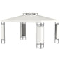 Gazebo extérieur double toit 305 x 396 cm