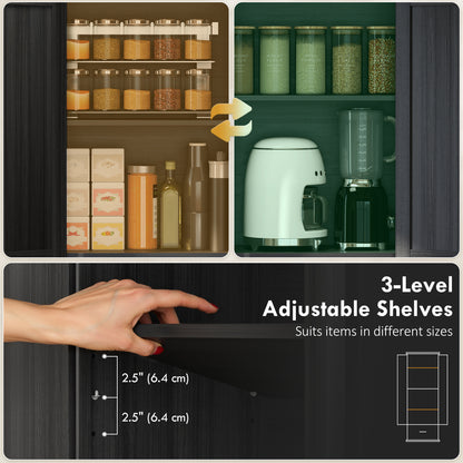 Armoire de cuisine garde-manger en bois d'ingénierie 60 x 30 x 180 cm