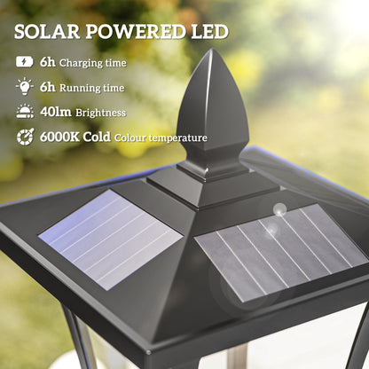 Lampadaire solaire de jardin 160 cm