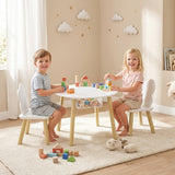 Ensemble table et chaises pour enfants nuage — Lot de 3
