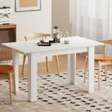 Table à manger extensible moderne pour 6 à 8 personnes