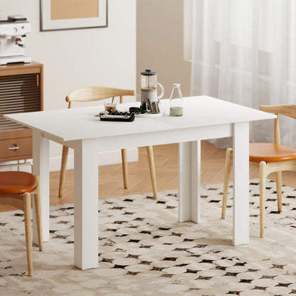 Table à manger extensible moderne pour 6 à 8 personnes