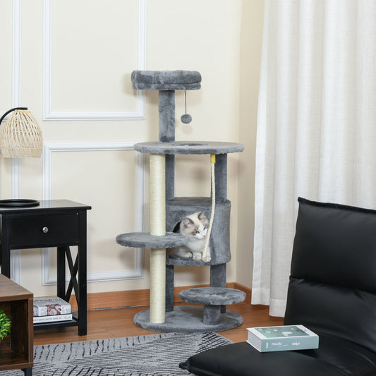 Arbre à chat multiétage avec condo et griffoirs