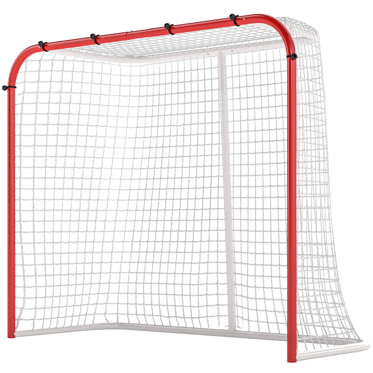 Filet de hockey d'entraînement extérieur en acier 176,5 x 68 x 122,5 cm