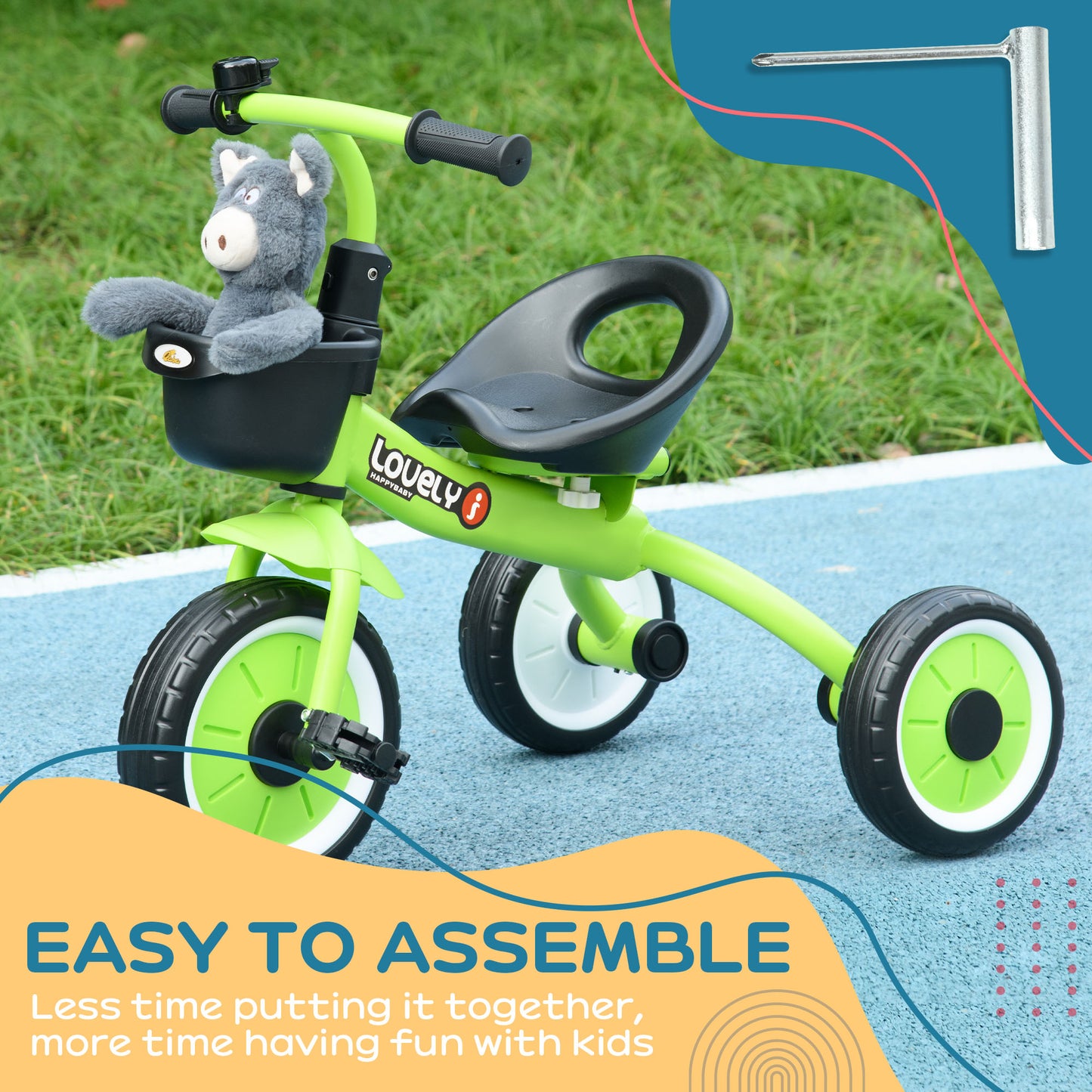 Tricycle évolutif pour enfants 2-5 ans