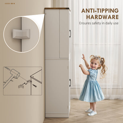 Armoire de cuisine style champêtre 182 cm
