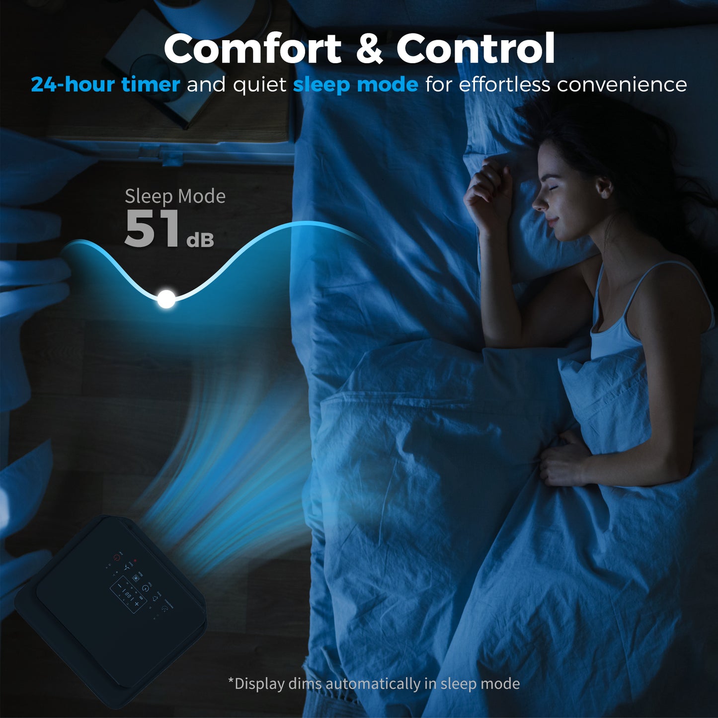 Climatiseur portatif 4-en-1 10 000 BTU Wi-Fi