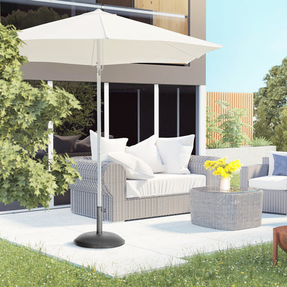 Socle de parasol en ciment rond 20 kg résistant