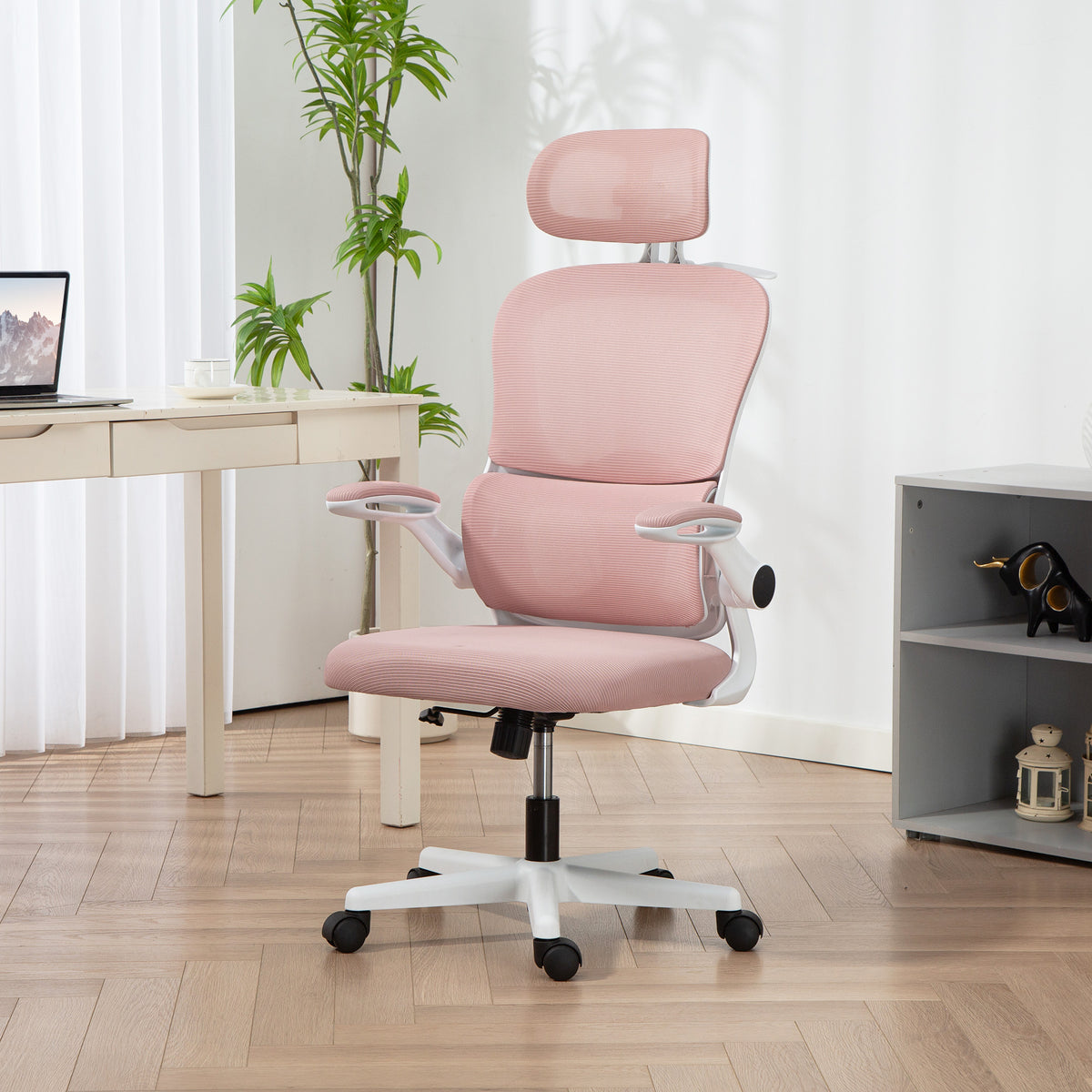 Chaise de bureau ergonomique en maille avec support lombaire