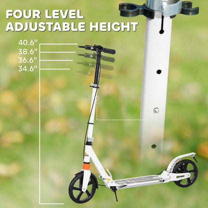 Trottinette pliable enfants 4 hauteurs réglables double frein