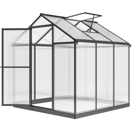 Serre de jardin polycarbonate 183 x 244 x 195 cm