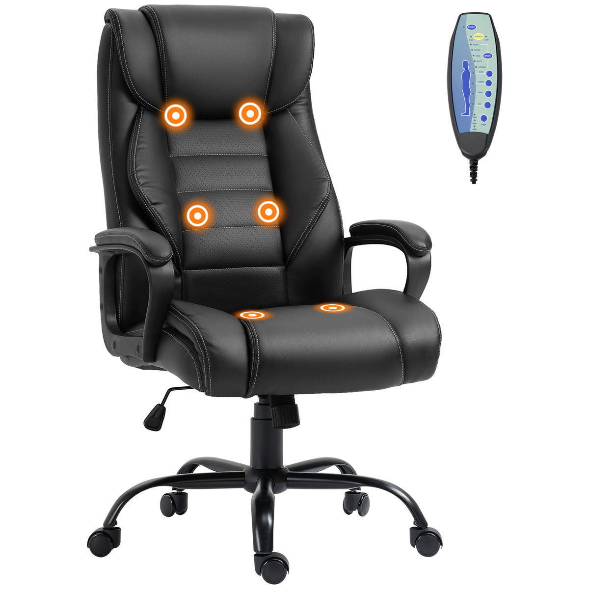 Chaise de bureau ergonomique de direction massante