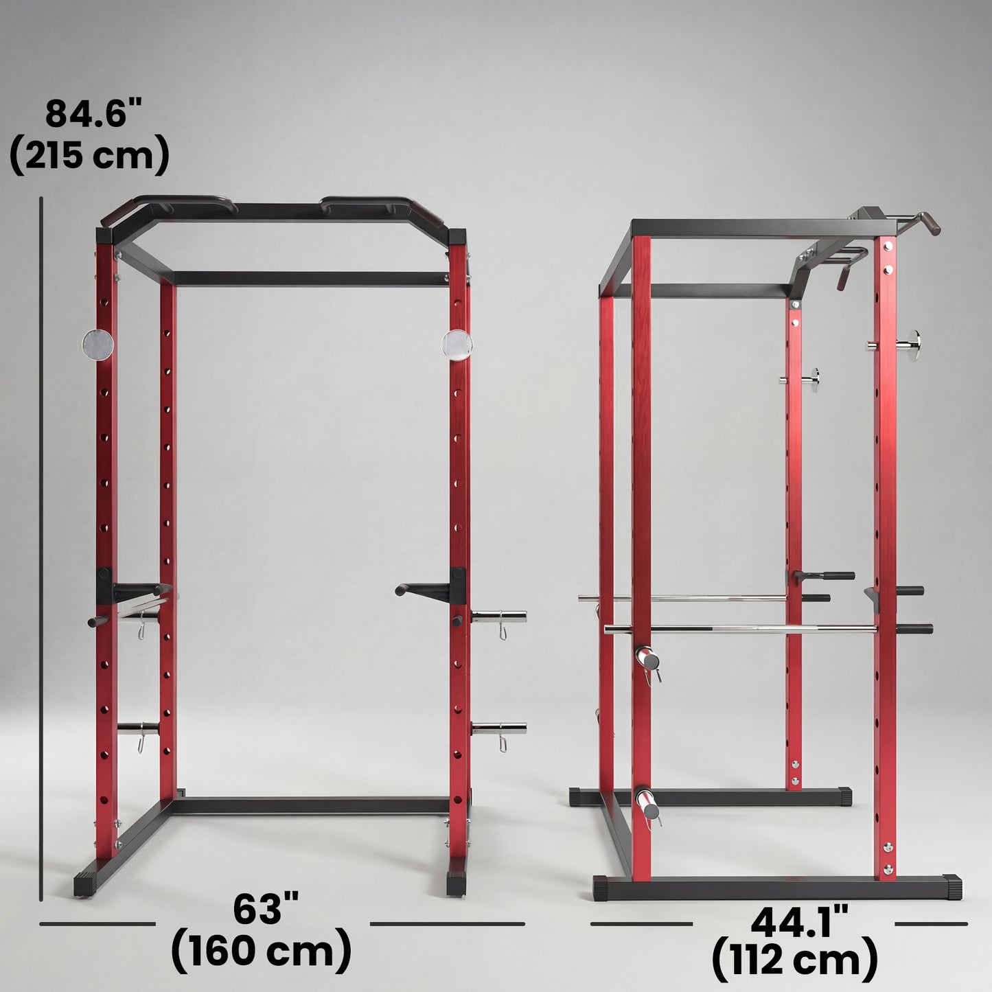 Cage de musculation multifonction avec barre de traction