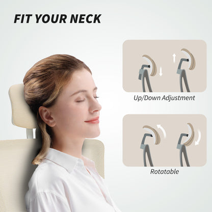 Chaise de bureau ergonomique avec support lombaire réglable