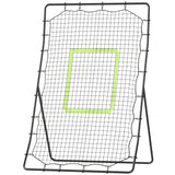 Filet rebondissant d'entraînement baseball avec zone de frappe