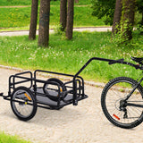Remorque cargo vélo pliable à attelage universel